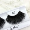 Elegant Lashes #199 Black (Pack of 12) | Thick Super-Long 100% Human Hair False Eyelashes for Dancers, Drag Queen, Halloween, Costume, Rave (12 Pairs)