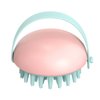 AMSDCN Scalp Massager Shampoo Brush with Soft and Flexible Silicone bristles for Hair Care and Head Relaxation, Ergonomic Scalp Washer/exfoliator for Dandruff Removal and Hair Growth (Pink)