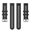 LOKEKE for Garmin Forerunner 55 Replacement Band - 20mm Replacement Silicone Wrist Watch Band Strap For Garmin Forerunner 55/ Garmin Forerunner 245 (Silicone Black)
