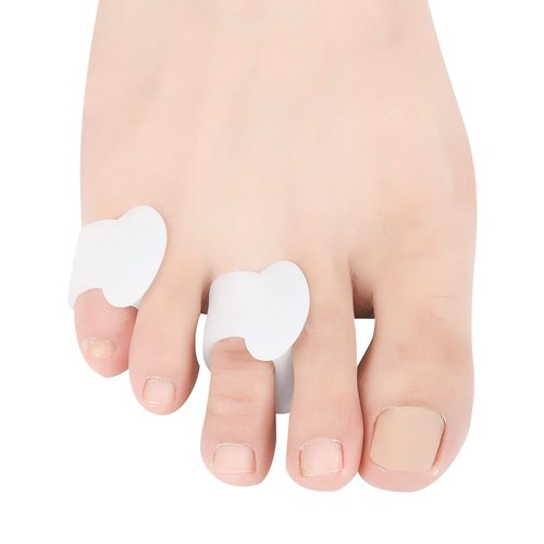 Hoogoo Toe Spacers for Feet Women& Man, Bunion Corrector Pinky Toe Separators, Silicone Small Toe Protector Spreader, Toe Correct Toe Separators for Overlapping Toes Women