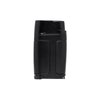 Xikar ELX Double Jet Flame Lighter, Ergonomic Design, Built-in 9mm Cigar Punch, Black