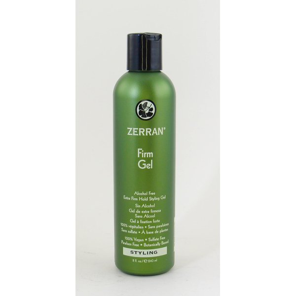 Zerran Firm Hold Hair Gel, 8 Ounce