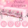 HAKOTI Happy Mother’s Day Party Supplies,3PCS Mother’s Day Plastic Tablecloths Waterproof Rectangle Table Covers for Best Mom Birthday Gift(Tablecloth)