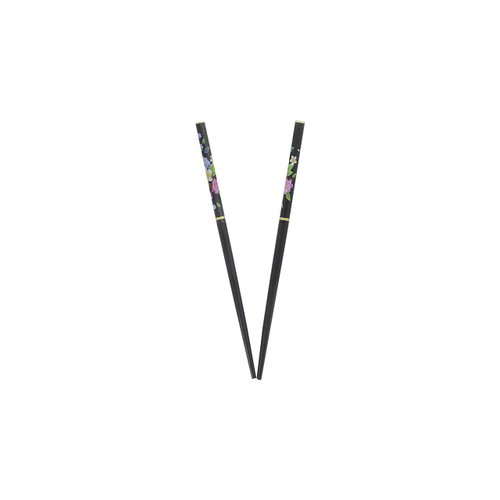 Floral Hair Sticks Chopsticks - Pack of 2-Black