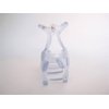 Generic Long clear frosted blueish/gray hair claw clip for long hair