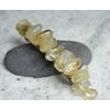 Citrine Stone French Barrette Hair Clip 4" or 100 mm Length