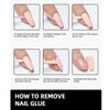 GLAMERMAID Nail Glue Debonder 15ML Glue off for Press on Nails, Nail Glue Remover Easy to Remove Quick Acrylic False Nails Tips