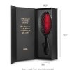 MISEL Professional Boar Bristle Hair Brush for Women and Men | Detangles All Natural Hair Types and Hair Extensions | Reduces Breakage | Great for Wavy and Straight Hair | Salon-Approved | Medium