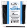 ForPro Professional Collection Disposable Lip Gloss Applicators, Lip Gloss Brushes, Makeup, 3" L, 50-Count