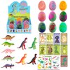 Bath Bombs for Kids with Surprise Toys Inside-9 Pack Organic Dinosaur Bath Bombs Gift Set,Bubble Bath Fizzes, Kids Bath Bombs, Dinosaur Toys for Kids 3 4 5 6 7 8 9 Years