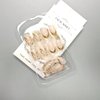 Gold French Tip Press on Nails Medium Fake Nails Almond False Nail Tips Gold Glitter Artificial Nails Design Full Cover Glue on Nails Art Accessories for Women Nail Decoration 24pcs