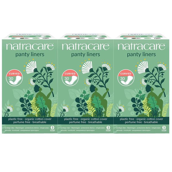 Panty Liners Curved 30ct - Panty Liner ( Pack of 3)
