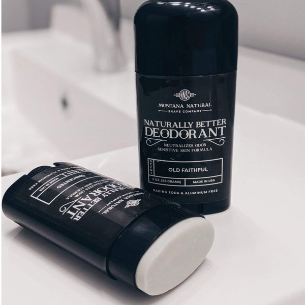 MNSC Tobacco Blossom (Wrangler) Naturally Better Deodorant - Magnesium & Activated Charcoal, Sensitive Skin Formula, Aluminum-Free, Baking Soda-Free, All-Natural, Plant-Derived, Made in USA