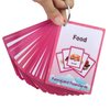 Fruits/Vegetable/Foods/Food Quantities Flash Cards English Flash Cards Pocket Card Learning Toys for Children Pre-Kindergarten Kids Education Aids