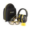 TradeSmart All-in-One Shooting Ear Protection - Comfort+ NRR 28 Earmuffs, Glasses & Earplugs + Carry Case