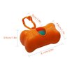 INNOLIFE Dog Poop Bag, Set of 6 Bone Shaped Dispensers + 90pcs Pet Waste Bags, Dog Waste Bags, Bulk Poop Bags on a roll, Clean up Poop Bag
