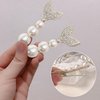2-Pack Pearl Fish Tail Hair Clips for Women and Girls Elegant Alloy Hairpins with Pearls Bobby Pins Pearl Bridal Bobby Pins Decorative Accessories White Hairpins Pearl Bobby Pins For Women'S Hair