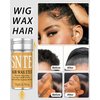 Samnyte Slick Wax Stick for Hair Wigs Edge Control, Flyaways & 2Pcs Wig Band for Melting Lace Front, Lace Melting Band, Non-Greasy