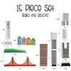 Top Right Toys Wooden Blocks, Building Blocks for Kids, San Francisco City Skyline Set, Wood Blocks for Toddlers, Educational City Set with 6 Famous Landmarks, 15 Pieces