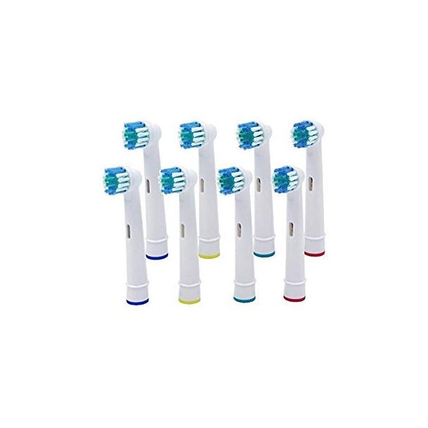 Generic Braun Electric Toothbrush Replacement Brush Heads - 8 Pack - Highest Quality Generic
