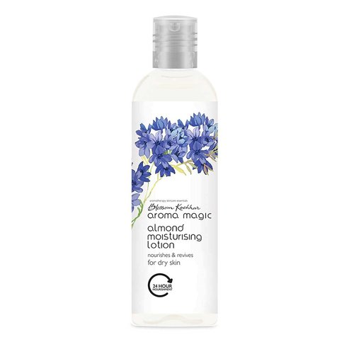 Aroma Magic Almond Moisturizing Body Lotion with SPF 15 | Moisturizer for Dry Skin, Hand & Face | Hydrating & Nourishing | 3.38 Fl Oz (100ml)