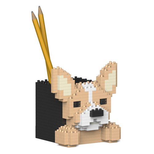 JEKCA Chihuahua Pencil Cup 01S | Plastic Building Blocks | Age 14+