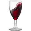 JoyServe Bulk 7 oz Plastic Disposable Wine Glasses - (Pack of 24) Clear BPA-Free Plastic Wine Glasses with Stem and Party Drinking Glass Cups for Parties, Weddings, Toasts, Food Samples, Catering