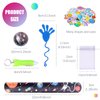 Pllieay 110pcs Outer Space Party Bag Fillers for Kids, Space Bouncy Balls Sticky Hands Slap Bracelets Space Toys for Kids Birthday Christmas Gift Goodie Bag Fillers Pinata Stuffers Classroom Prizes