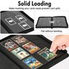 360 Pockets Trading Card Binder Album,Compatible with Card Binder Holder Sleeves,Trading Card Collector Album Fit for Football Sports Cards,Standard Size Cards Protector Pockets Folder(Red)