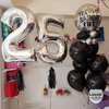 Silver 27 Number Balloons, 40 Inch Giant Number 27 Balloons Foil Mylar Helium Silver Number Balloons for 27th Birthday Party Supplies Anniversary Event Celebration Decorations