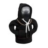 Yajeea Car Gear Shift Hoodie, Funny Mini Hoodie Car Decor, Winter Warm Universal Fit Shift Knob Cover, Automotive Interior Decoration Accessories Gift (Black)