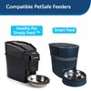 PetSafe 2-Pet Meal Splitter with Bowl - Easily Cleaned, BPA-No, Food-Grade Material -for PetSafe Smart Feed and Healthy Pet Simply Feed - Mess-No Food Dispensing -Includes Privacy Panel,One Size,Black