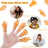 LOKIPA 30PCS Tiny Finger Hands, Mini Rubber Finger Puppets Miniature Small Hands for Finger Puppets Show, Gag Performance, Cute Little Hand Finger for Gifts and Party Favors