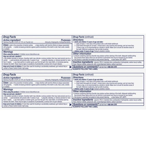Sensodyne Complete Protection Sensitive Toothpaste For Gingivitis, Sensitive Teeth Treatment, Extra Fresh - 3.4 Ounces (Pack of 2)