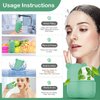 ZUKIMM Face Ice Roller, Ice Cube Roller for Eye Puffiness Relief, Silicone Icer Tool for Face and Neck to Relieve Fine Lines Puffiness Pores Wrinkles (Green)