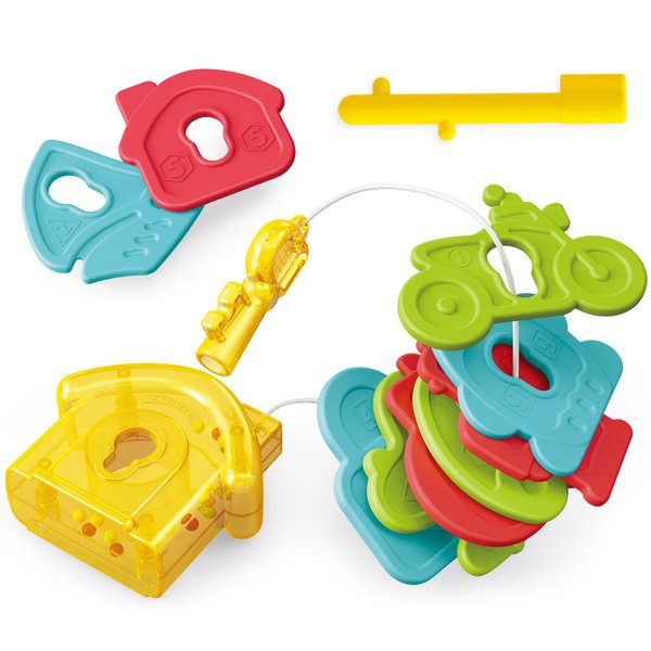 Junyobee Montessori Toys for 1 Year Old - Stacking, Sorting, Threading, Sensory Toys for 1 Year Old Boy Girl Birthday Gift - Learning Activities Toddler 1-3 - Baby Toys 6-12 Months Rattle Teether