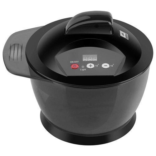 Hair Color Mixing Bowls, 320ML Electric Hair Cream Mixing Bowls for Hair Color, Hair Bleach, Hair Dye, Coloring, Hair Tinting Bowls with USB Rechargeable & LCD Time Display