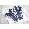 Horse Show Bows (Navy Snaffle Bit)