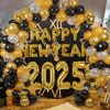 2025 New Years Balloon Arch Garland Kit, 2025 New Years Eve Party Supplies with Happy New Year Banner 32" 2025 Foil Balloons for Happy New Year Decorations 2025 New Years Eve Party Decorations