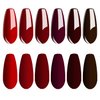 Vishine Gel Nail Polish 6 Colors Art Set, Mirror Gel Nail Polish Soak Off UV LED Nail Polish Classic Color Set 8ml