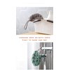 AARainbow 2 Packs Long Stretch Back Sponge with Rope Handles Back Scrubber Bath Shower Mesh Sponge Exfoliating Body Scrub Stretch Braided Loofah for Men and Women (2 Gray)