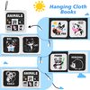 Zendstanding Baby Toys 0-12 Months: Black and White Sensory Toys Baby Socks & Wrist Rattles Newborn Toys with Baby Cloth Book Kits, High Contrast Baby Gifts for Boys Girls