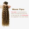Hyssiet Curly Human Hair Clip in Extensions 7pcs with 16 Clips Healthy Wavy Clip Hair Extensions Real Human Hair 120g18 Inch Dark Brown Highlighted Honey Blonde Soft Thick Curly Hair Extensions