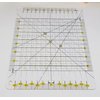 HONEYSEW Acrylic Quilt Cut Ruler Template for Quilting Fabric Cutting Crafts