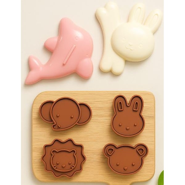 Animal Soap Bar & Mold Set cookie cutter ===한국산 초밥찍기와 제과 커틀