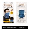 Copper Fit Unisex Adult Guardwell Face Cover and Neck Gaiter, Blue