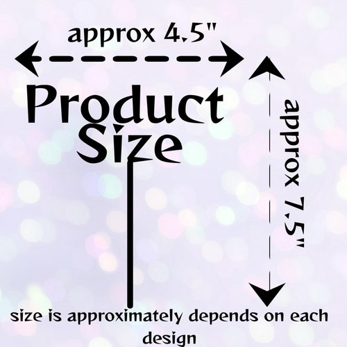 1/2 Cake Topper – Half Birthday Decoration, Sparkly, Built-In Stick, Thick & Sturdy, Mess-Free & Reusable Cake Topper for Baby Girl or Boy (Blue)