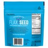 Flackers Organic Sea Salt Flaxseed Crackers, Gluten Free, Non GMO, Vegan, Keto Snack, 9g Fiber, 1g Net Carb, 5 Ounce 1-Pack