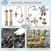 TWCC 6 Size Water Hose Gasket and 18 Size O Ring Rubber Washer Assortment Kit 360PCS Nitrile Washers Set for Plumbing Faucet Pipe Hose Shower Head Pressure Washer Sealing Repair OD 9-31MM