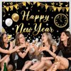 Happy New Year Decorations 2025 New Year Party Decorations New Year banner New Year backdrop New Year Eve Party Supplies 2025